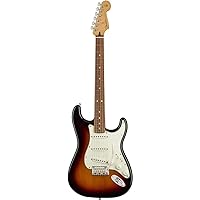 Fender Player Stratocaster SSS Electric Guitar, with 2-Year Warranty, 3-Color Sunburst, Pau Ferro Fingerboard