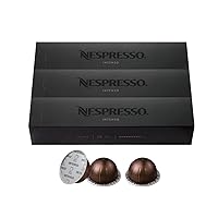 Nespresso Capsules VertuoLine, Intenso, Dark Roast Coffee, 40-Count Coffee Pods