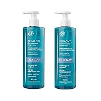 Keracnyl Foaming Gel 400ml Face and Body Hygiene of Oily Skins with Acne Tendency (Packed of 2)