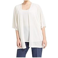 Marina Rinaldi Women's Mistero Linen Blend Cardigan