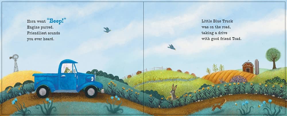 Little Blue Truck Makes a Friend: A Friendship Book for Kids