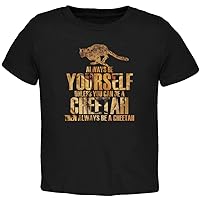 Always Be Yourself Cheetah Toddler T Shirt