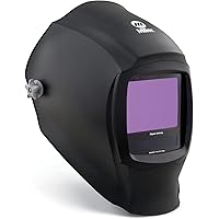 Miller 289714 Digital Infinity Welding Helmet (Black) - Auto-Darkening Welding Helmet with Clearlight 2.0 Technology - Welding Hood Protects Eyes, Neck, & Face - Welding Mask with 13.4 sq. in. View