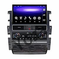 Yoza Carplay Car Radio for Nissan Patrol Infiniti QX80 QX56 2010-2021 Android Stereo Touch Screen Multimedia Player GPS Navigation 4G WiFi Gift Tool (8 Core 4-64G)