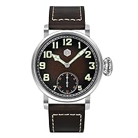 San Martin Men Automatic Watch 44.5MM Pilot Sport Mechanical Wristwatch Military Sapphire 10ATM C3 Luminous YN55A