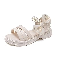 Party Shoes for Kids Girls Dress Sandals Baby Casual Slippers Baby Holiday Beach Anti-slip Adjustable Sandals Slippers