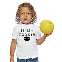Hockey Toddler Shirt, Little Rookie - Hockey, Unisex, Toddler Tee, Youth, Short Sleeve T-Shirt, Ice Hockey, Sports