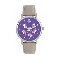 Unicorn Star Indices Mens Wrist Watch 42mm Case Custom Design