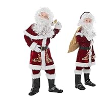 Christmas Costume Infant Kids Christmas Snowman Santa Outerwear Jumpsuit Romper Cosplay