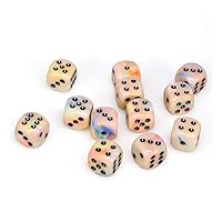 DND Dice Set-Chessex D&D Dice-16mm Festive Circus and Black Plastic Polyhedral Dice Set-Dungeons and Dragons Dice Includes 12 Dice – D6