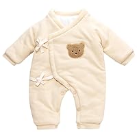 Baby padded jacket, thickened newborn baby jumpsuit, climbing suit, romper, Christmas