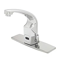 T&S Brass EC-3132-8DP ChekPoint Above Deck Electronic Faucet, 8