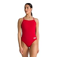 ARENA Women's Team MaxLife Swimsuit Solid FL Light Drop Back Sports Athletic One Piece Swimwear Training Bathing Suit