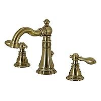 Kingston Brass Fauceture FSC19733ACL American Classic Widespread Bathroom Faucet, Antique Brass