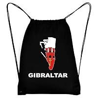 Gibraltar Country Map Color Sport Bag 18