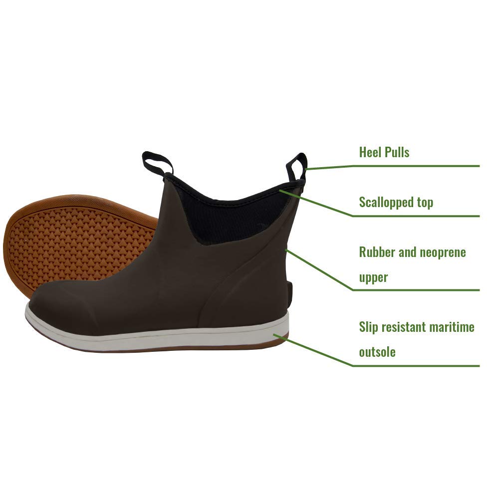 FROGG TOGGS Men's Grinder Waterproof Slip Resistant Deck Shoe