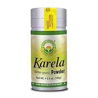 BASIC AYURVEDA Karela Powder | 3.53 Oz (100g) | Natural Bitter Gourd for Healthy Digestion | Organic Bitter Melon Fruit Extract & Plant Based Herbal Supplement
