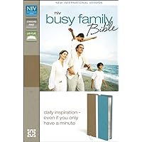 NIV Busy Family Bible: Daily Inspiration Even If You Only Have a Minute NIV Busy Family Bible: Daily Inspiration Even If You Only Have a Minute Imitation Leather Kindle