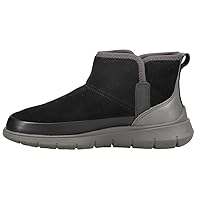 Cole Haan Women's Generation Zerogrand Bootie Fashion Boot, Water Resistant Black Suede/Leather/Magnet Leather/GUNEMTAL Metallic Leather/Tonal MIDOSLE, 6.5 Wide