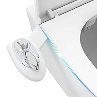 FANCUF Easy to Install Smart Unplugged Body Cleaner Cold and Hot Water Nozzle Toilet Cover