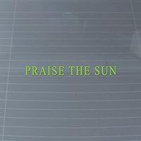 Praise The Sun Dark Gaming Souls Vinyl Decal (Lime Tree Green)
