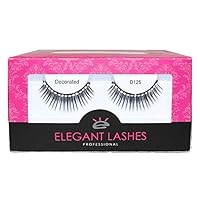 D125 (Pro Dozen Pack - 12 Pairs) | Volumizing and Lengthening Rhinestone False Eyelashes