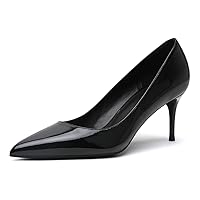 Women Stiletto High Heels Pumps Classic Fashion Party Patent Leather Pump Shoes