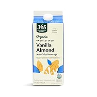 365 by Whole Foods Market, Almond Milk Vanilla Unsweetened Organic, 64 Fl Oz
