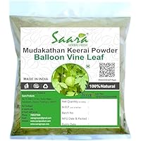 REQ Herbal Fresh Mudakathan Keerai Powder,100g, Balloon Vine Leaf Powder, Kanphata, Budda Kakara, Agniballi, Jyotishmati Leaf Powder,100g, (Pack 1 x 100g)
