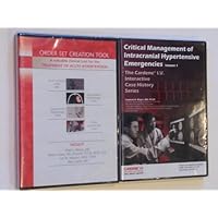 Critical Management Of Intracranial Hypertensive Emergencies Volume 1 and Treatment Of Acute Hypertension Order Set Creation Tool Lot of 2 CD-ROMs