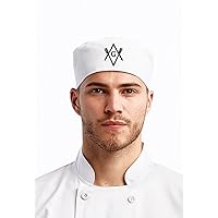 Knives and Forks Square and Compass Chef Beanie