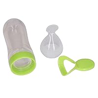 Spoon Bottle Feeder, Supplement Feeding Silicone Baby Spoon Safety for Baby