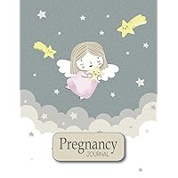 Pregnancy Journal: 40 Week Pregnancy Planner For Baby Girl , Simple Week by Week Log Book for Future Mom