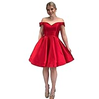 Women's Cute Red Homecoming Dresses Mini Short Cocktail Party Dress