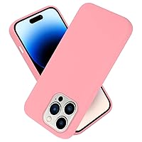 Case Compatible with Apple iPhone 14 PRO MAX in Liquid Pink - Protective Cover Made of Flexible TPU Silicone