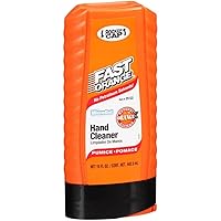 Fast Orange 25122 Pumice Lotion, Heavy Duty Hand Cleaner, Natural Citrus Scent, Waterless Cleaner For Mechanics, Strong Grease Fighter, 15 oz