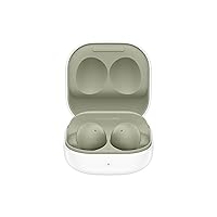 SAMSUNG Galaxy Buds 2 True Wireless Bluetooth Earbuds, Noise Cancelling, Comfort Fit In Ear, Auto Switch Audio, Long Battery Life, Touch Control, Olive Green [US Version, 1Yr Manufacturer Warranty]