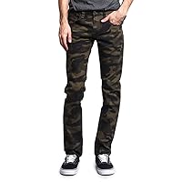 Mens Camouflage Skinny Fit Jeans