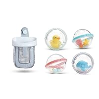 Munchkin® Bath Toy Scoop with 4pk Float and Play Bubbles Bath Toy