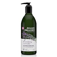 Avalon Organics Glycerin Hand Soap, Nourishing Lavender, 12 Oz