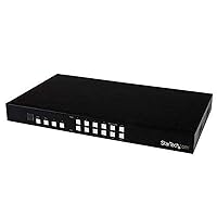 StarTech.com 4x4 HDMI Matrix Switch with Picture-and-Picture Multiviewer or Video Wall - 4x4 Matrix Switch with Video Combining (VS424HDPIP)