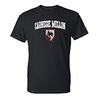 UGP Campus Apparel AS03 - Carnegie Mellon Tartans Arch Logo T Shirt - Large - Black