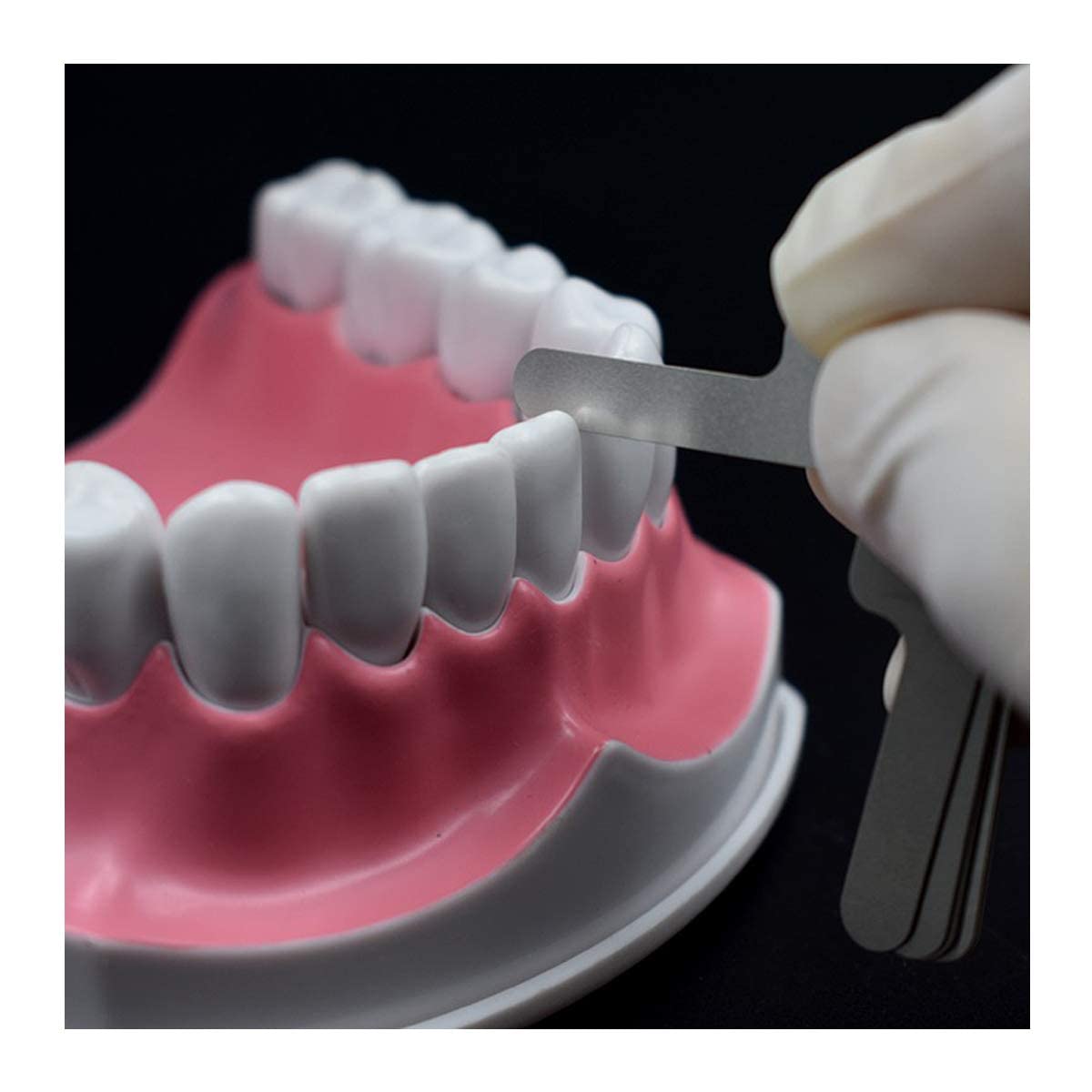 Dental Tooth Gap Measuring Ruler Interproximal Reduction Gauge Measure Reciprocating IPR Orthodontic Treatment Tools