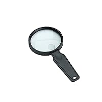 Carson MagniView 2X Power Compact and Lightweight Hand-Held Magnifier with 4.5X Spot Lens for Reading, Hobby, Crafts, Inspection and Low Vision Tasks (DS-36)
