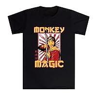 Monkey Magic T-Shirt Mens Retro Chinese Fantasy TV Show 70's 80's Martial Arts Size S-5XL