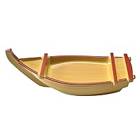せともの本舗 Moriki Echizen Boat for 1 Person, White Wood Body, Snoko [13.8 x 5.4 x 5.0 inches (35 x 13.8 x 12.8 cm)], ABS Resin (7-699-2), Restaurant, Ryokan, Japanese Tableware, Commercial Use