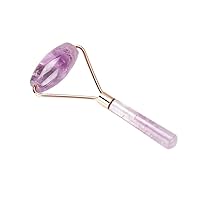 Amethyst Massage for Face Jade Roller Wrinkle Slimming Carved Stone Scraping Tool Body Stick Health Care 1Pcs