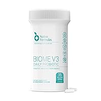 Native Formulas Biome V3 Probiotic, Prebiotic, & Fulvic Minerals Supplements - 35 Billion CFU - 6 Strains - 60 Vegan Capsules - Women & Men - FODMAP Friendly - Supports Digestive, Immune & Gut Health
