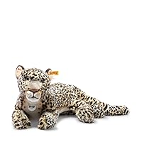 Steiff Parddy Leopard, Premium Realistic Leopard Stuffed Animal, Lifelike Wild Animal Plush Toys, Plushy Toy for Girls Boys and Kids (Brown, 14