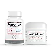 Penetrex Joint, Muscle and Nerve Support Supplement with 4oz Joint & Muscle Therapy Cream